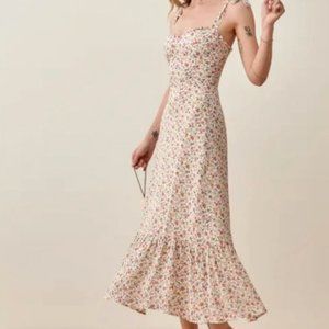 Reformation Nikita Dress, floral, size 8